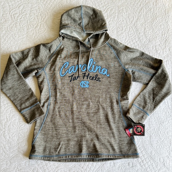NWT North Carolina UNC Tarheels Colosseum Gray Pull Over Hoodie Women’s XL - Picture 1 of 7